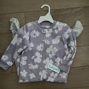 Carter's Lavender Floral Baby Sleeper